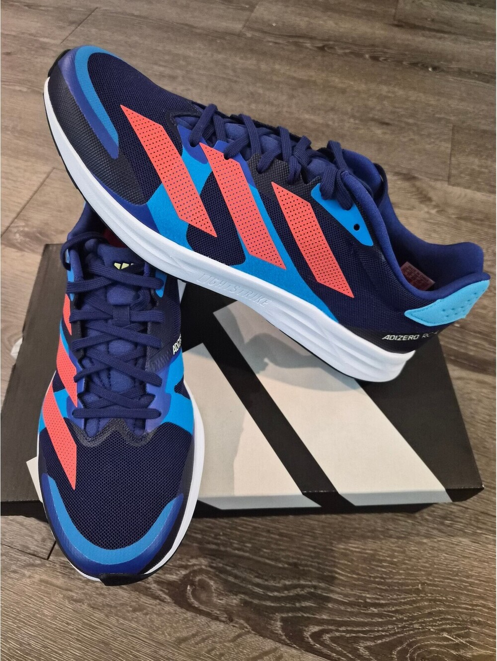adidas adizero RC 4 M Legend Ink Turbo Blue Men's Size 11.5 Shoes GZ0181 NIB